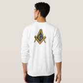 Freimaurerei Masonry Compass und Square Masonic Sweatshirt (Schwarz voll)