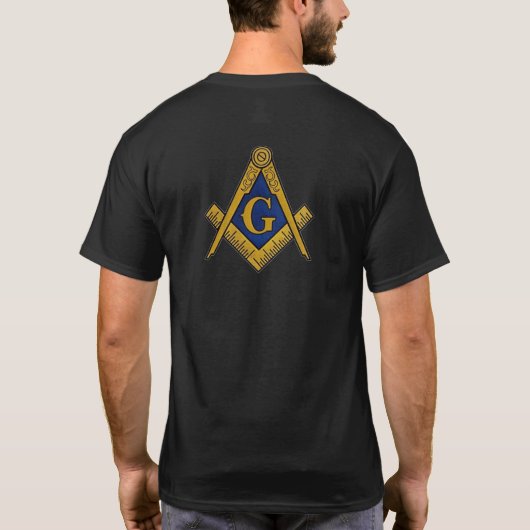 Freimaurerei Masonry Compass und Square Masonic T-Shirt (Rückseite)