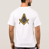 Freimaurerei Masonry Compass und Square Masonic T-Shirt (Rückseite)