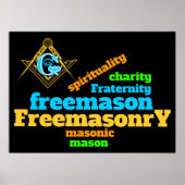 Freimaurerei Poster (Vorne)