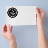 Freimaurerei Siegel Flyer (Handgriff)