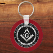 Freimaurerei Siegel Schlüsselanhänger (Vorderseite)