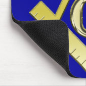 Freimaurerei-Symbol Mousepad (Ecke)