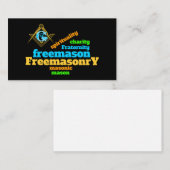 Freimaurerei Visitenkarte (Vorne/Hinten)