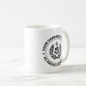 Freimaurereiemblem Kaffeetasse (VorderseiteRechts)