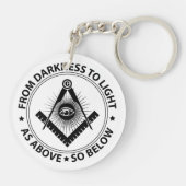Freimaurereiemblem Schlüsselanhänger (Rückseite)