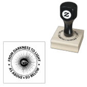 Freimaureremblem Gummistempel (Stempel)