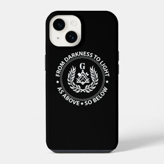 Freimaureremblem iPhone Hülle (Rückseite)