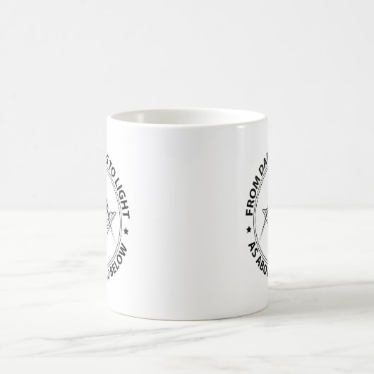 Freimaureremblem Kaffeetasse (Mittel)