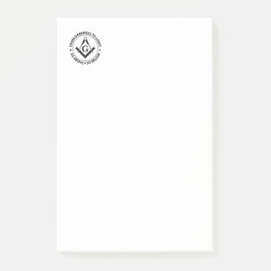 Freimaureremblem Post-it Klebezettel