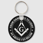 Freimaureremblem Schlüsselanhänger (Vorderseite)