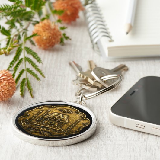 Freimaureremblem Schlüsselanhänger (Seite)