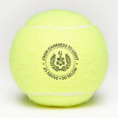 Freimaureremblem Tennisbälle (Vorderseite)