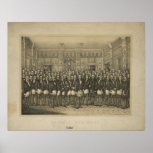 Freimaurererinnerungsfreimaurer-Freimaurerei Poster