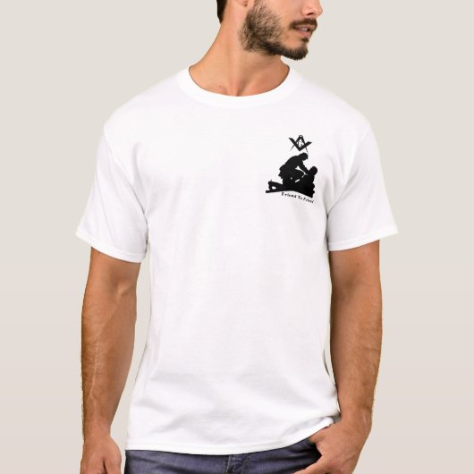 Freimaurerfreund zum Freund T-Shirt (Vorderseite)