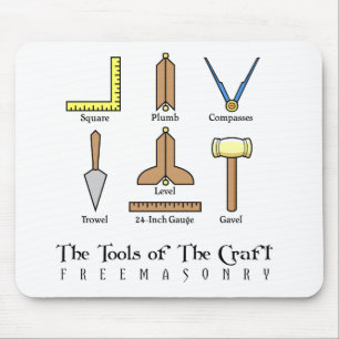 Freimaurerfunktions-Werkzeuge Mousepad