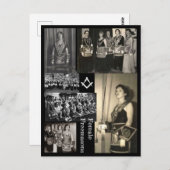 Freimaurerinnen Postkarte (Vorne/Hinten)