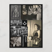 Freimaurerinnen Postkarte (Vorderseite)