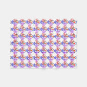 Freimaurerisch Fleecedecke (Vorderseite (Horizontal))
