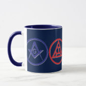 Freimaurerisch Tasse (Links)