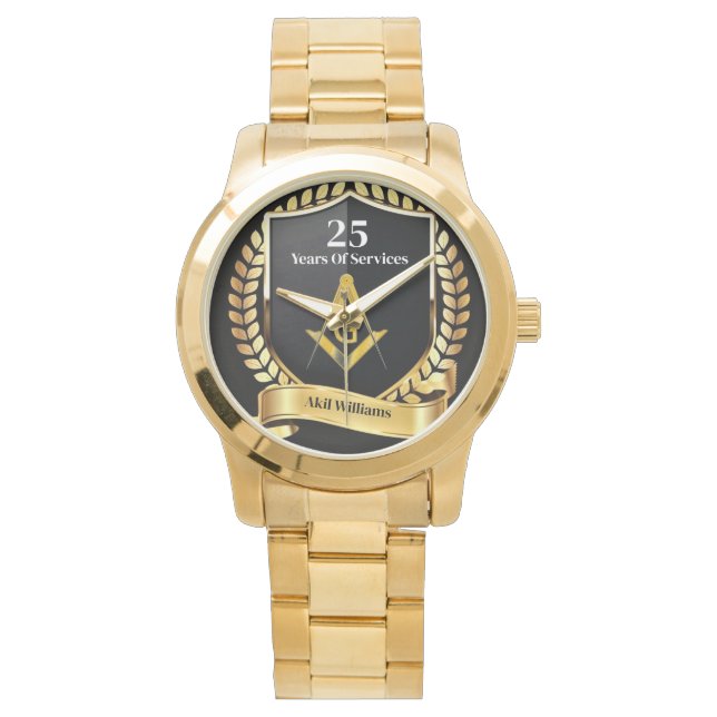 Freimaurerjahre Armbanduhr (Vorderseite)