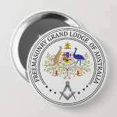 Freimaurerloge Button (Vorne & Hinten)