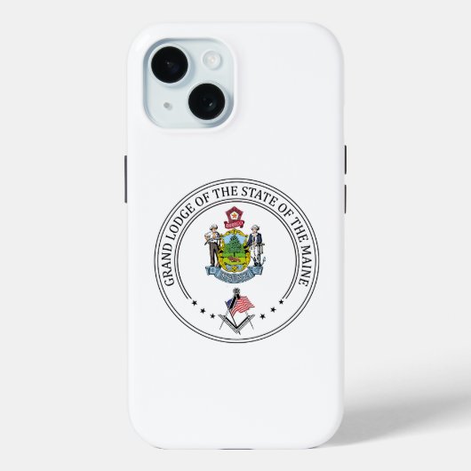 Freimaurerloge des Staat Maine Case-Mate iPhone Hülle (Rückseite)