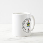 Freimaurerloge des Staat Maine Kaffeetasse (VorderseiteRechts)
