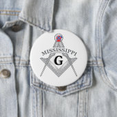 Freimaurerloge des Staat Mississippi Button (Beispiel)