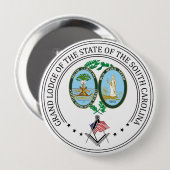 Freimaurerloge des Staat South Carolina Button (Vorne & Hinten)