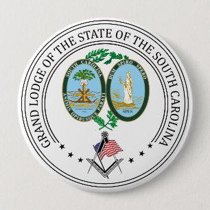 Freimaurerloge des Staat South Carolina Button
