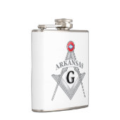 Freimaurerloge des Staat von Arkansas Flachmann (Rechts)