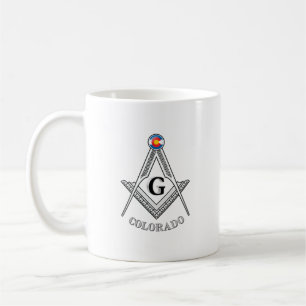 Freimaurerloge des Staat von Colorado Kaffeetasse