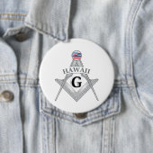 Freimaurerloge des Staat von Hawaii Button (Beispiel)