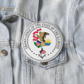 Freimaurerloge des Staat von Illinois Button (Beispiel)