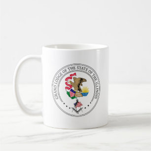 Freimaurerloge des Staat von Illinois Kaffeetasse