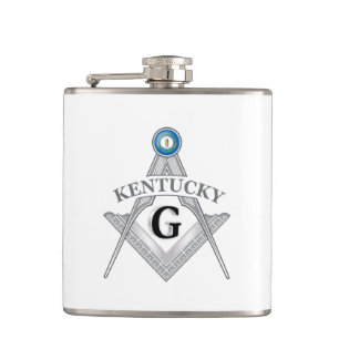 Freimaurerloge des Staat von Kentucky Flachmann