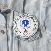 Freimaurerloge des Staat von Massachusets Button (Beispiel)
