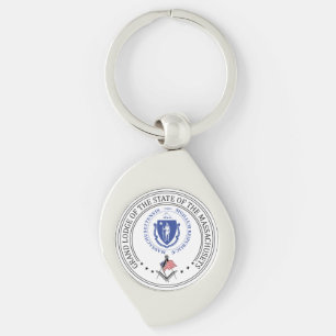 Freimaurerloge des Staat von Massachusets Schlüsselanhänger