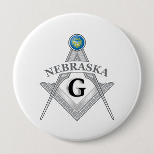 Freimaurerloge des Staat von Nebraska Button