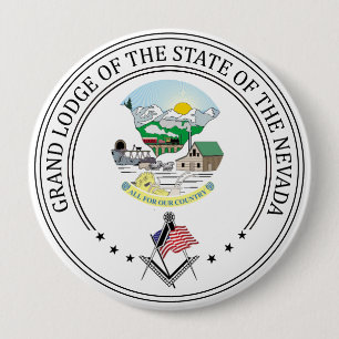 Freimaurerloge des Staat von Nevada Button
