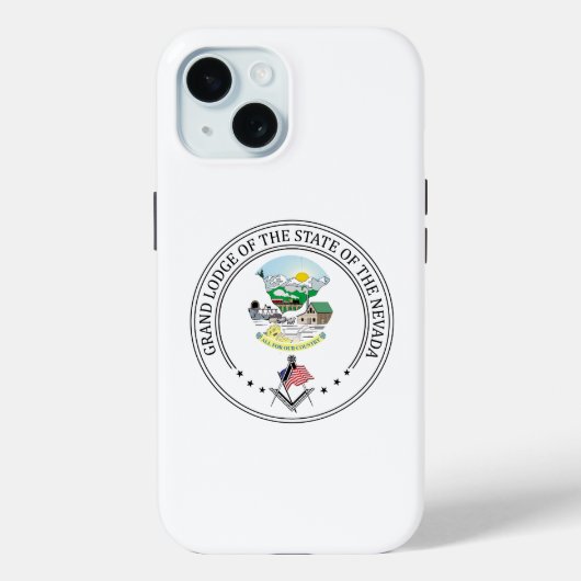 Freimaurerloge des Staat von Nevada Case-Mate iPhone Hülle (Rückseite)
