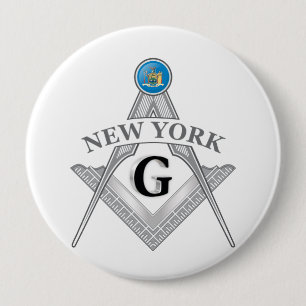 Freimaurerloge des Staat von New York Button