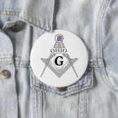 Freimaurerloge des Staat von Ohio Button (Beispiel)