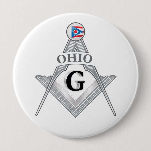 Freimaurerloge des Staat von Ohio Button (Vorderseite)