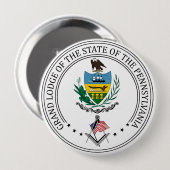 Freimaurerloge des Staat von Pennsylvania Button (Vorne & Hinten)