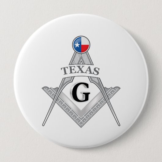 Freimaurerloge des Staat von Texas Button (Vorderseite)