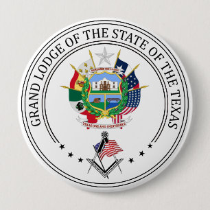Freimaurerloge des Staat von Texas Button