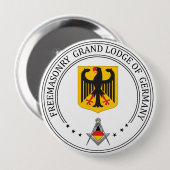 Freimaurerloge Deutschland Button (Vorne & Hinten)