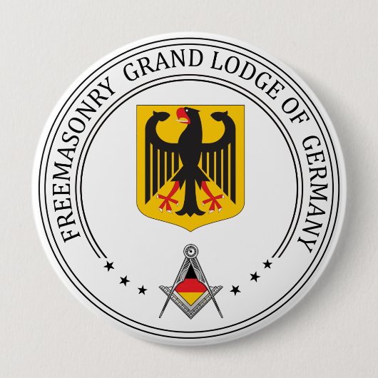 Freimaurerloge Deutschland Button (Vorderseite)